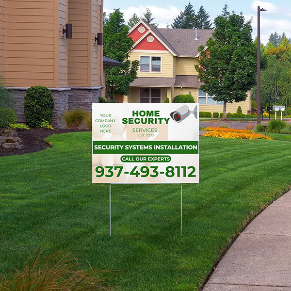 Home Security - Security Systems Installation - YardSigns.com