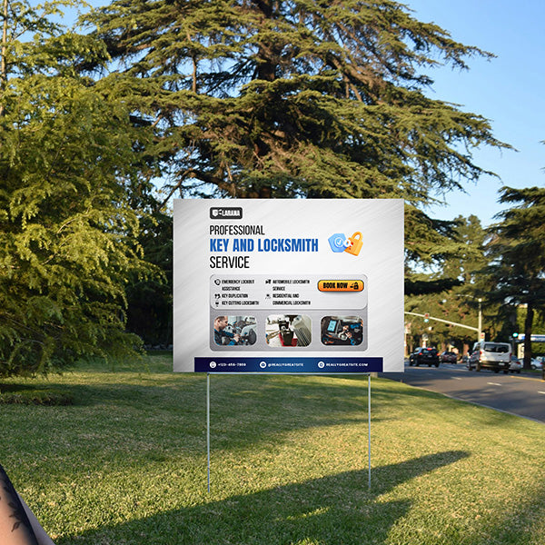 Locksmith - Key Cutting and Duplication - YardSigns.com