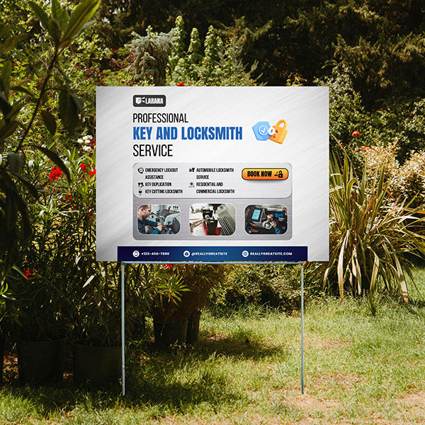 Locksmith - Key Cutting and Duplication - YardSigns.com