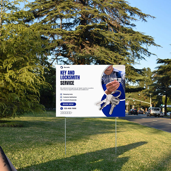 Locksmith - Rekeying Locks - YardSigns.com