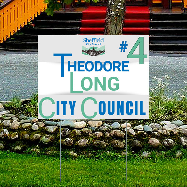 Bulk Signs - City Council with Logo - 50 Signs