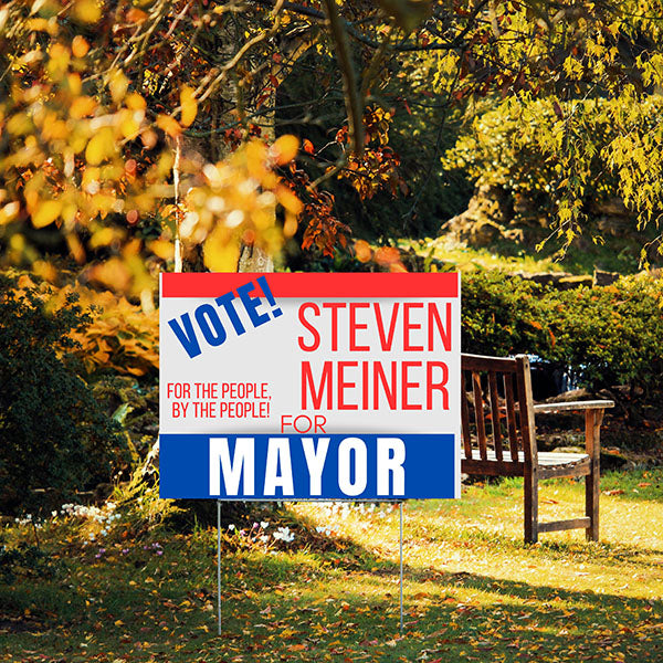 Mayor - For The People, By The People - YardSigns.com