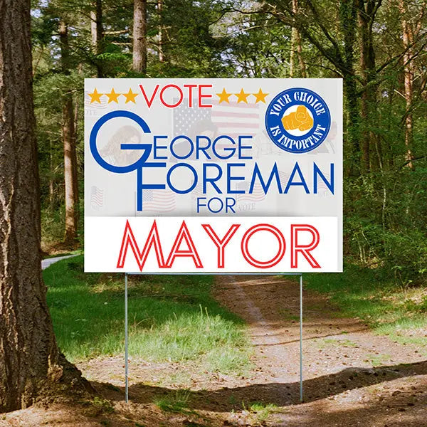 Mayor - Your Choice is Important - YardSigns.com