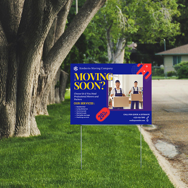 Movers - Loading and Unloading - YardSigns.com