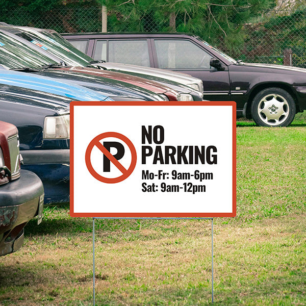 Parking - No Parking - YardSigns.com