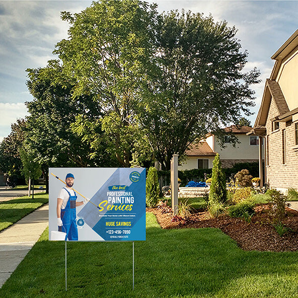 Painters Sign - Interior Painting - YardSigns.com