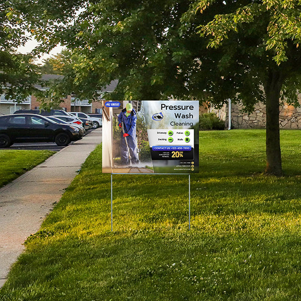 Pressure Washing - Driveway & Sidewalk Cleaning - YardSigns.com