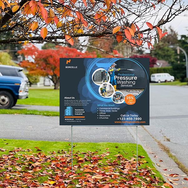 Pressure Washing - High Pressure Cleaning Services - YardSigns.com