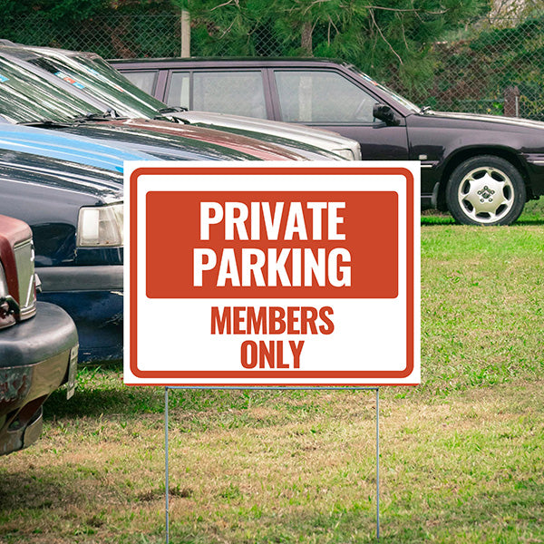 Parking - Private Parking - YardSigns.com