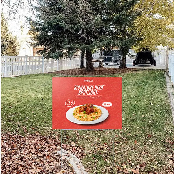 Restaurant Signs - Highlight Your Special or Signature Dish YardSigns.com