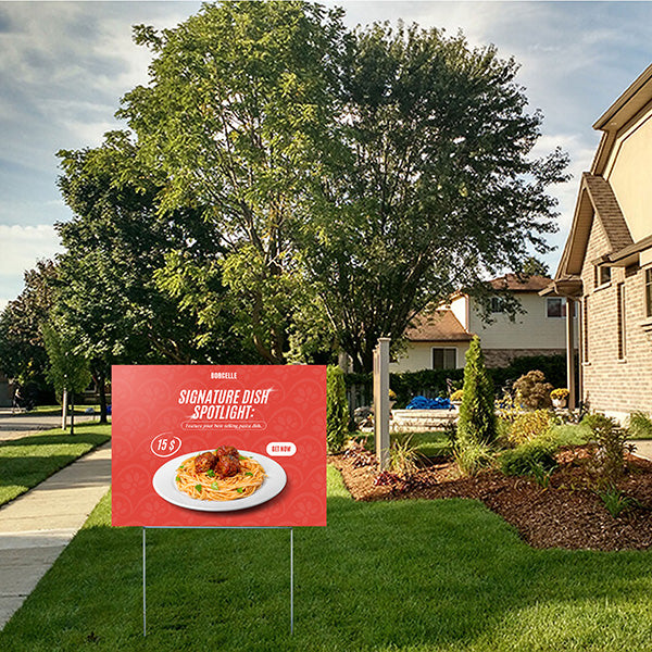 Restaurant Signs - Highlight Your Special or Signature Dish - YardSigns.com