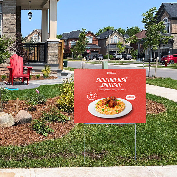 Restaurant Signs - Highlight Your Special or Signature Dish - YardSigns.com