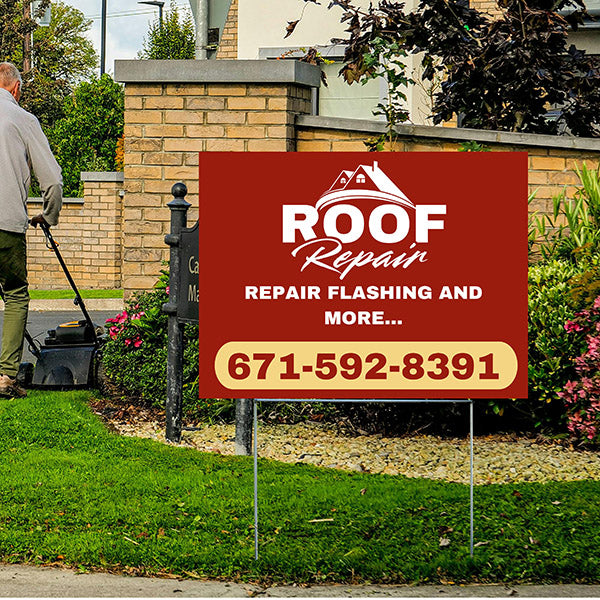 Roofers Signs - Repair Flashing and more.. - YardSigns.com