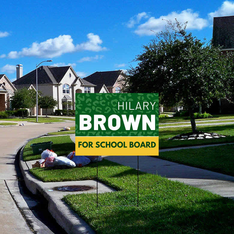School Board - Campaign - YardSigns.com
