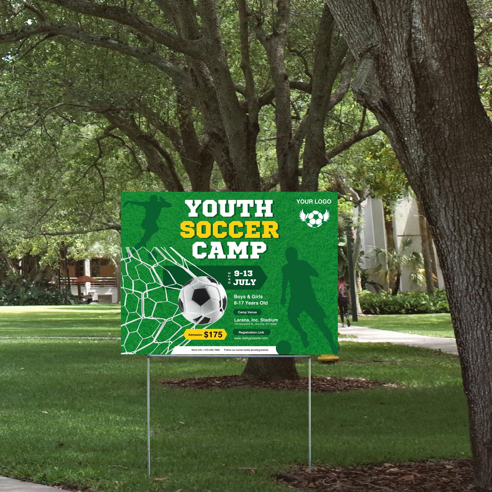 Soccer - Camp - YardSigns.com