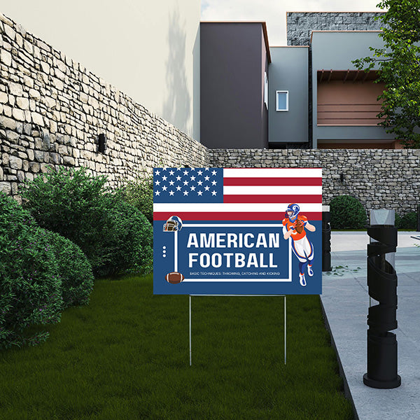 Football - Basic Techniques: Throwing, Catching and Kicking - YardSigns.com