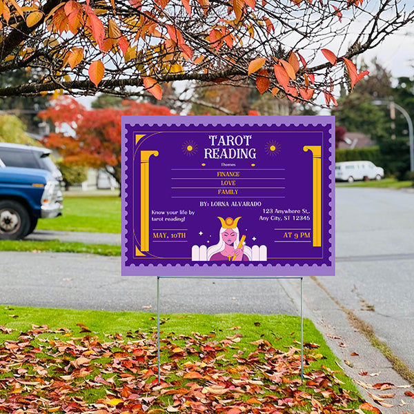 Beliefs - Tarot Reading - Finance, Love & Family - YardSigns.com