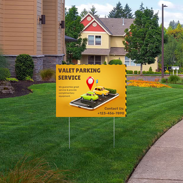 Parking - Valet Parking Service - YardSigns.com