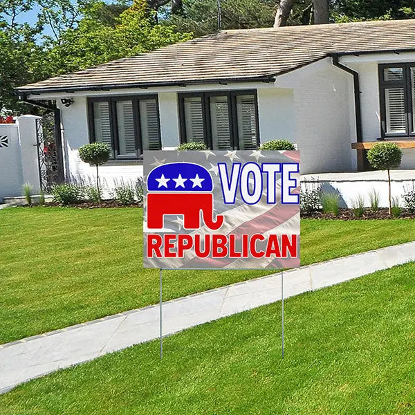 Republican Signs - Elephant Vote Republican YardSigns.com