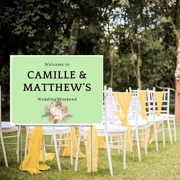 Special Events - Wedding Yard Sign - Wedding Weekend YardSigns.com