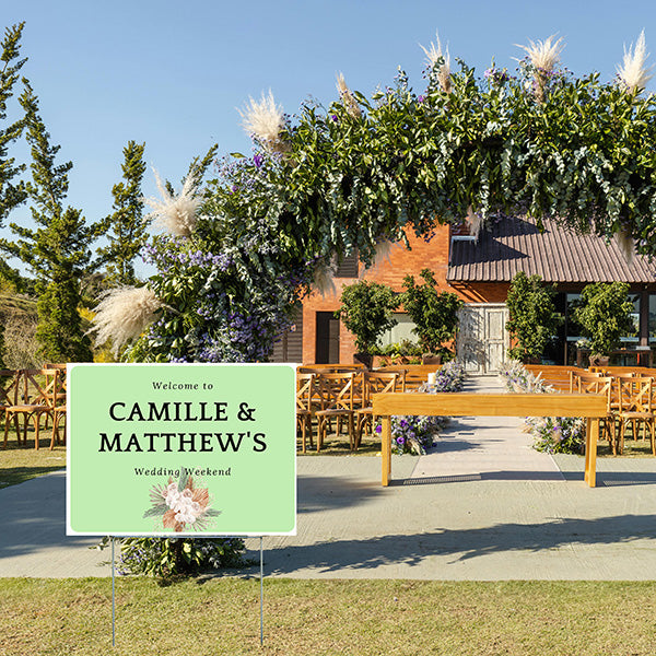 Special Events - Wedding Yard Sign - Wedding Weekend - YardSigns.com