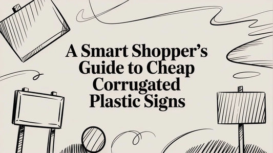 A Smart Shopper's Guide to Cheap Corrugated Plastic Signs YardSigns.com
