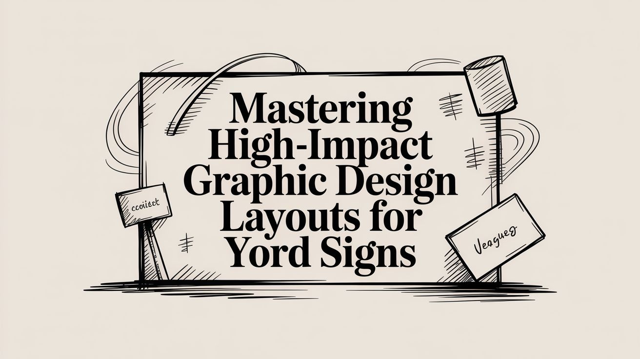 Mastering High-Impact Graphic Design Layouts for Yard Signs