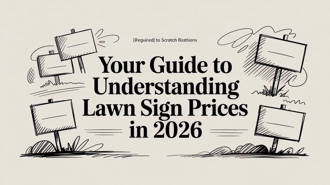 Your Guide to Understanding Lawn Sign Prices in 2026 YardSigns.com
