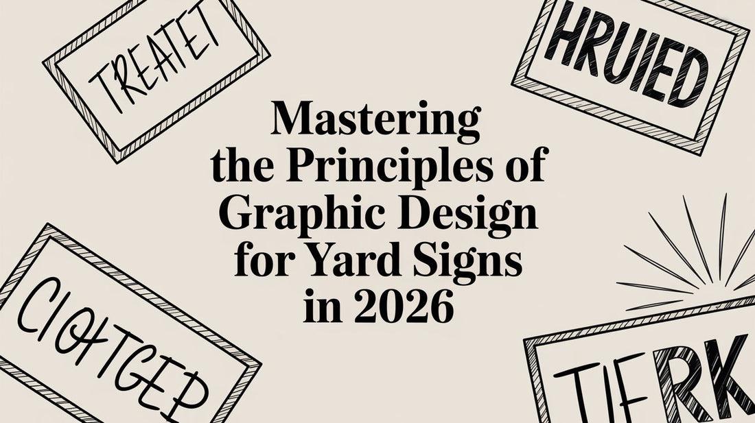 Mastering the principles of graphic design for yard signs in 2026