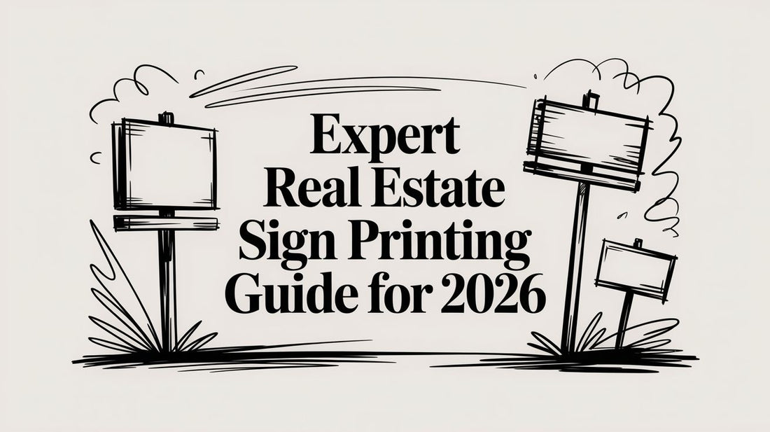 Expert Real Estate Sign Printing Guide for 2026