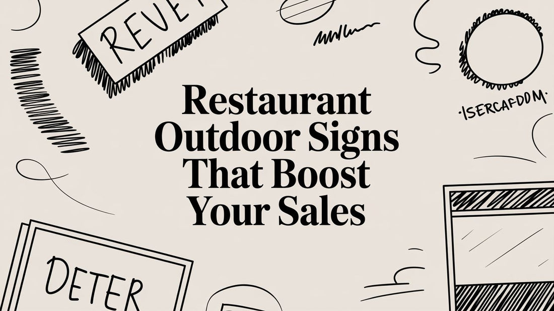 Restaurant Outdoor Signs That Boost Your Sales