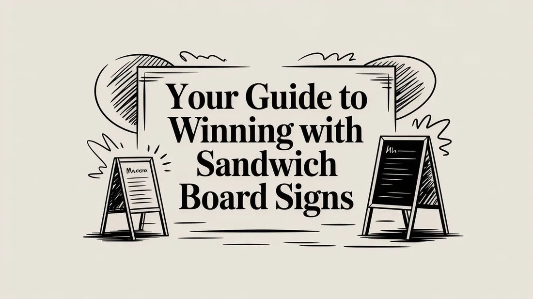 Your Guide to Winning with Sandwich Board Signs YardSigns.com