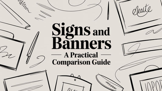 Signs and Banners A Practical Comparison Guide