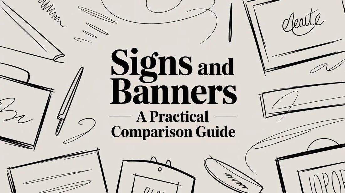 Signs and Banners A Practical Comparison Guide