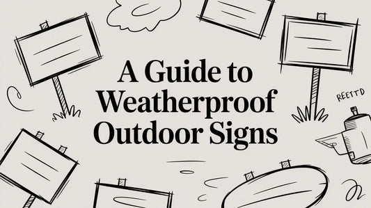 A Guide to Weatherproof Outdoor Signs YardSigns.com