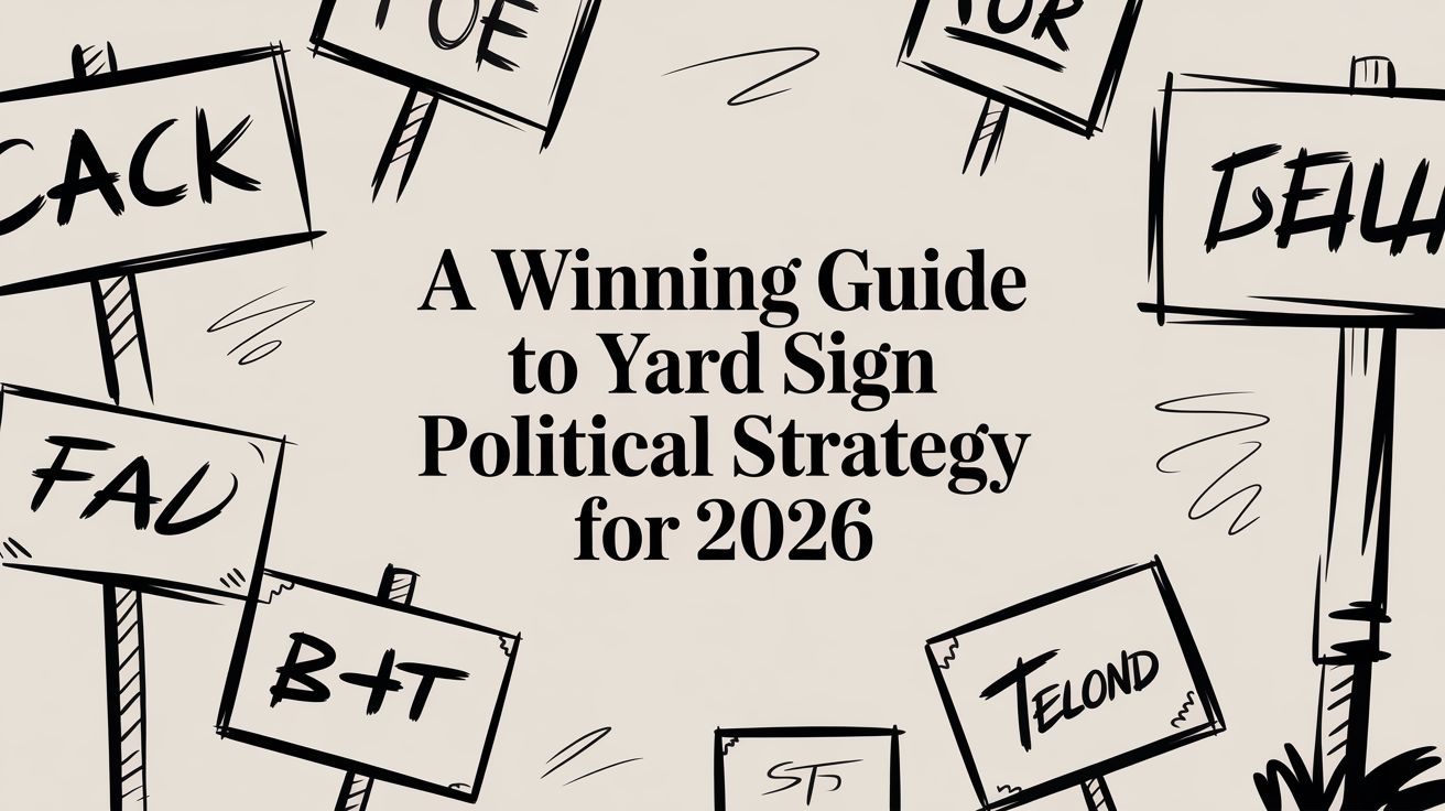 A Winning Guide to Yard Sign Political Strategy for 2026