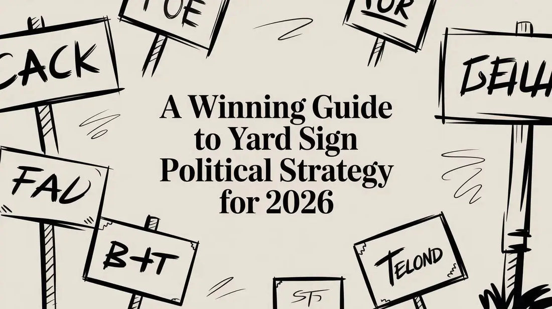 A Winning Guide to Yard Sign Political Strategy for 2026 YardSigns.com