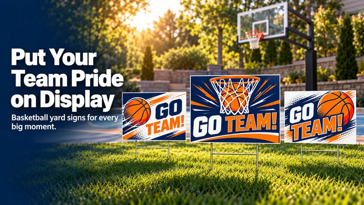 Basketball Yard Signs