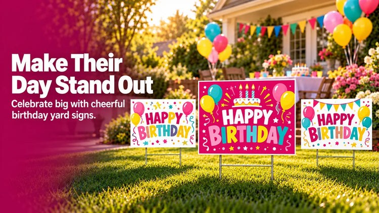 Birthday Yard Signs