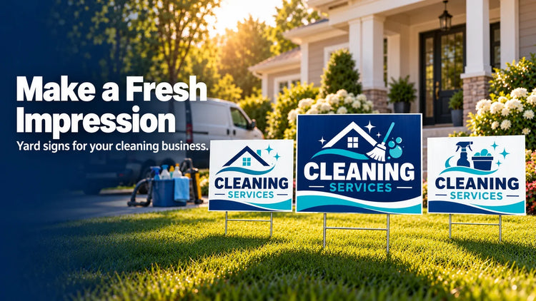 Cleaners/Maids Yard Signs