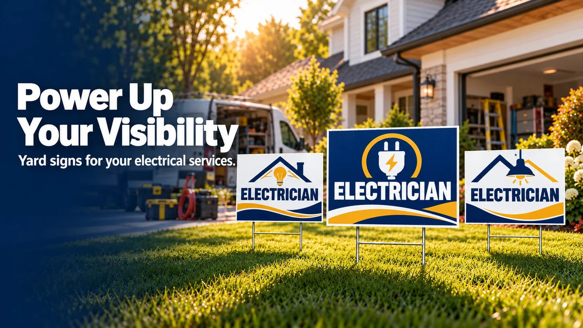 Electrician Yard Signs