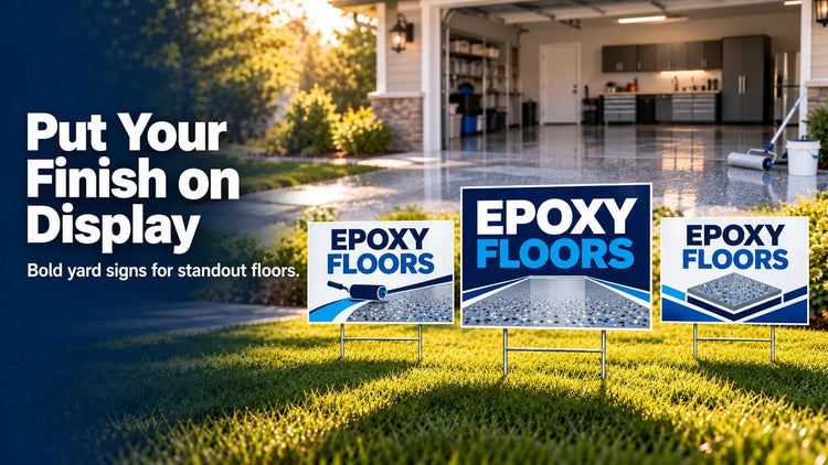 Epoxy Floors Yard Signs