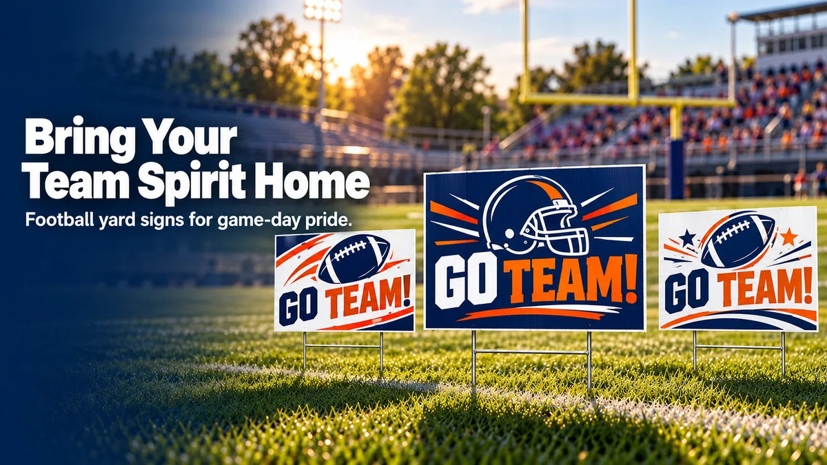 Football Yard Signs