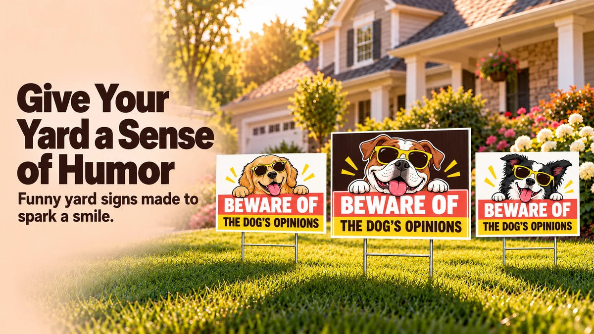 Funny Signs Yard Signs
