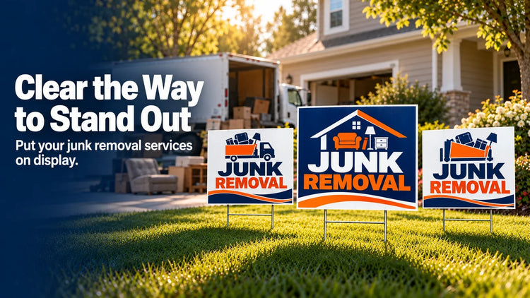 Junk Removal Yard Signs