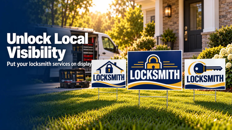 Locksmith Yard Signs