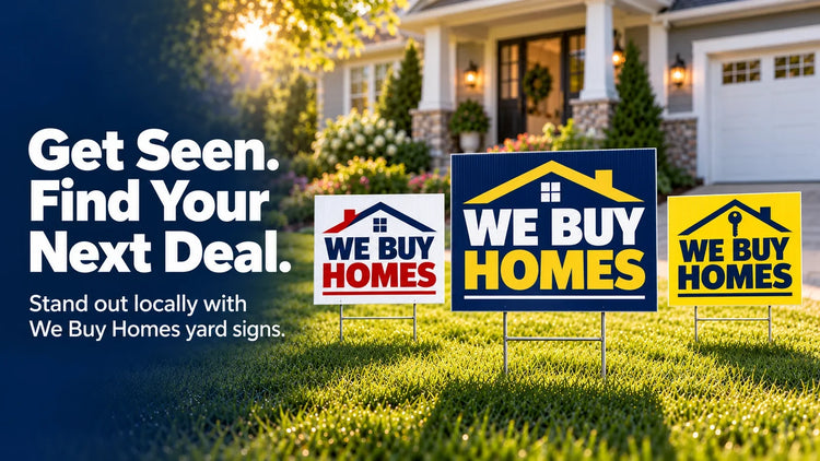 We Buy Homes Yard Signs