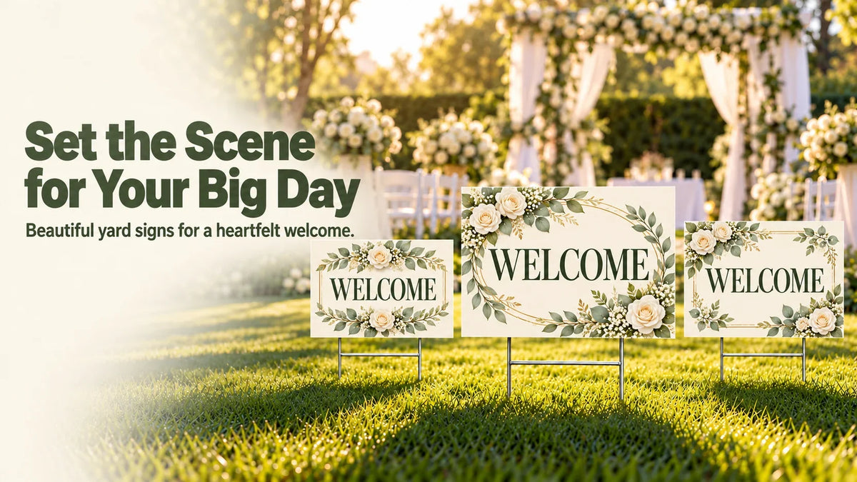 Wedding Yard Signs