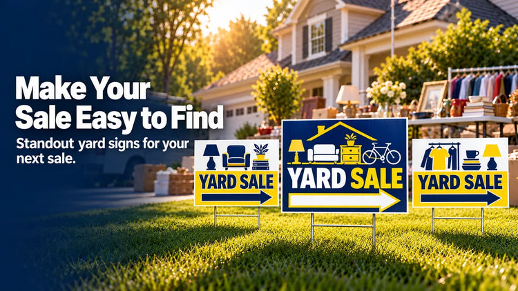 Yard Sale Yard Signs