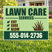 Landscaper - Sage Green Leaf Grass Landscaping Yard Sign - Yardsigns.com YardSigns.com